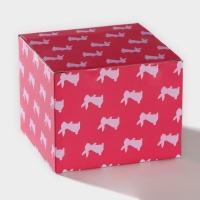 Блюдо с крышкой Доляна &laquo;Зайка в золотом&raquo;, 12&times;9,5 см, цвет белый