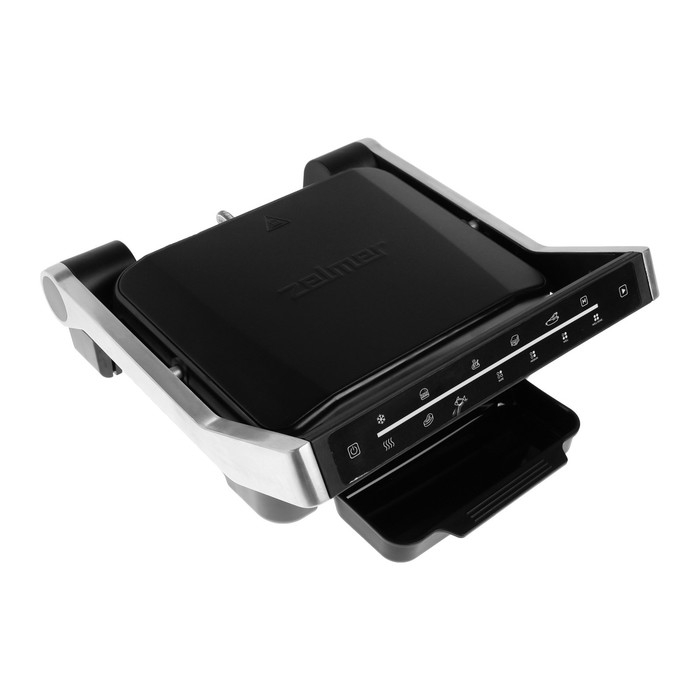 Гриль электрический Zelmer ZPR2600, 2000 Вт, антипригарное покрытие, 29.2х23 см, чёрно-серый 1025409 Гриль электрический Zelmer ZPR2600, 2000 Вт, антипригарное покрытие, 29.2х23 см, чёрно-серый 1025409