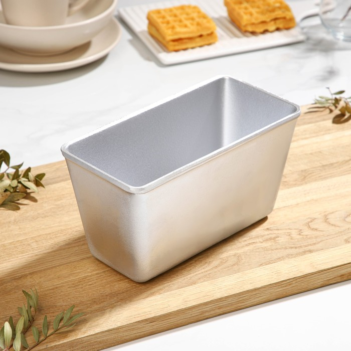 Хлебная форма, 22×11×11,5 см, 1,95 л, цвет серебряный Хлебная форма, 22×11×11,5 см, 1,95 л, цвет серебряный