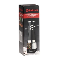 Мельница электрическая Sakura SA-6642W, автоматическая, белая Мельница электрическая Sakura SA-6642W, автоматическая, белая