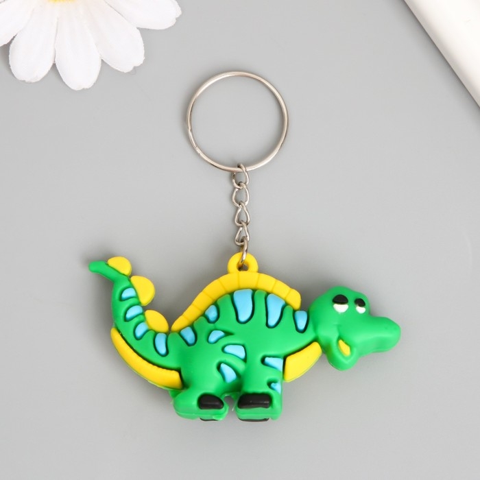 Брелок резина Брелок резина "Длинный динозавр" МИКС 7,5х3,5х2 см