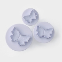 Набор плунжеров кондитерских Доляна «Бабочка», 3 шт, d=4/5/6 см Набор плунжеров кондитерских Доляна «Бабочка», 3 шт, d=4/5/6 см