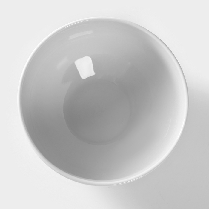 Пиала фарфоровая &laquo;Бельё&raquo;, 650 мл, цвет белый