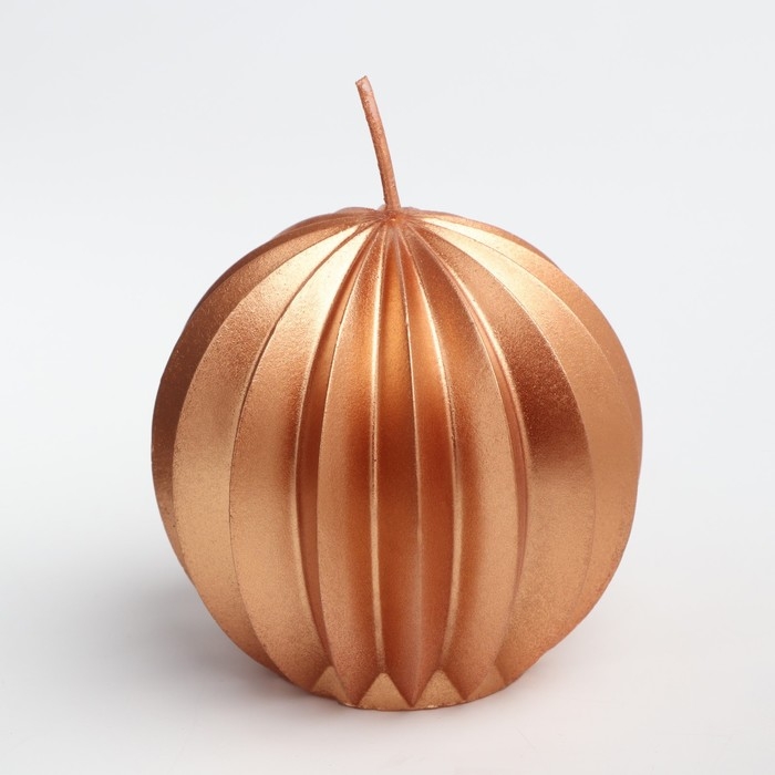 Свеча фигурная Свеча фигурная "Шар граненый", 6,5х6,5 см, бронза, в коробке