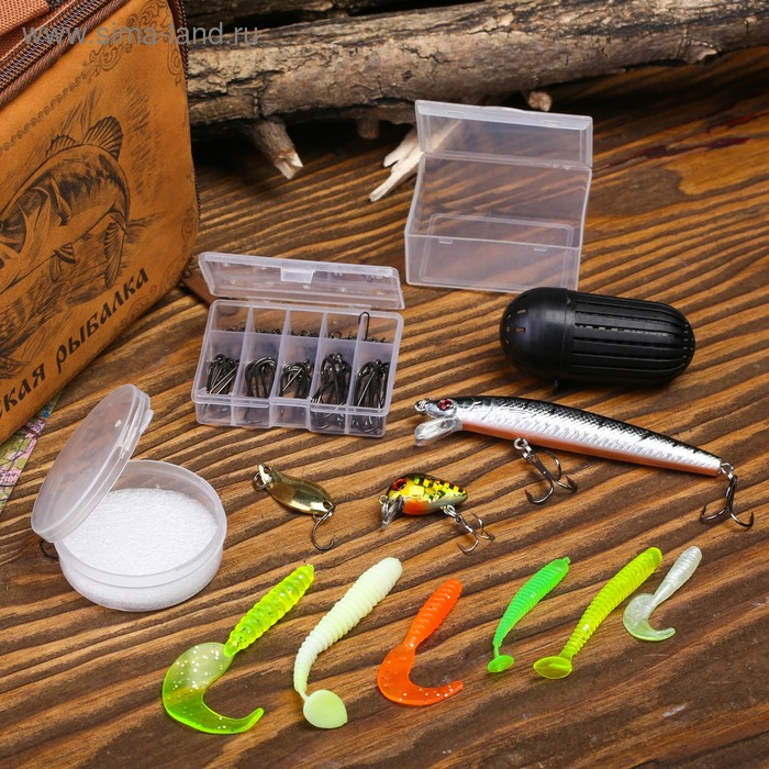 Набор рыболовных принадлежностей &laquo;Русская рыбалка&raquo;, 13 предметов