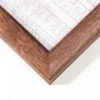 Фоторамка сосна с19 орех 24х30 см (пластиковый экран)