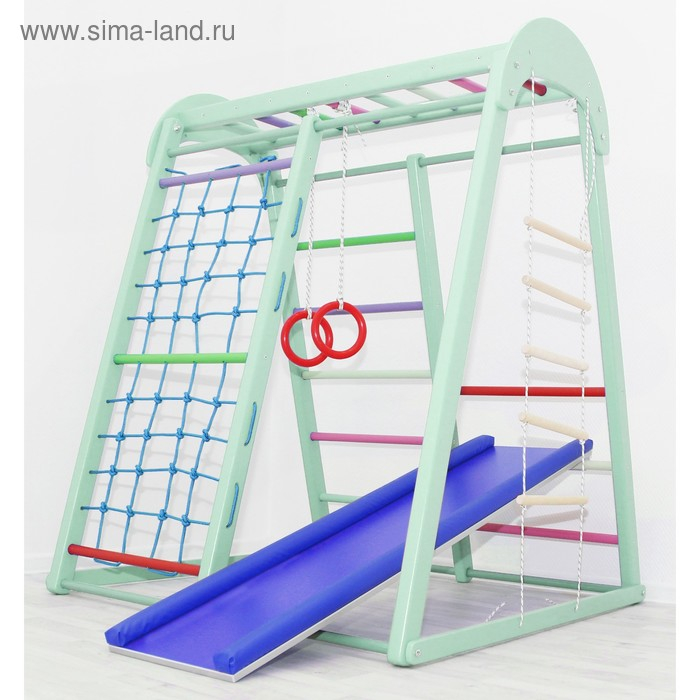 Детский спортивный комплекс ZABIAKA Tiny Champion, цвет фисташка