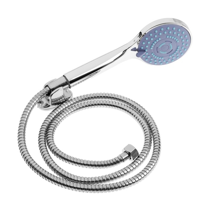 Смеситель для ванны ZEIN Z3846, однорычажный, душевой набор, лейка 5 режимов, хром Смеситель для ванны ZEIN Z3846, однорычажный, душевой набор, лейка 5 режимов, хром