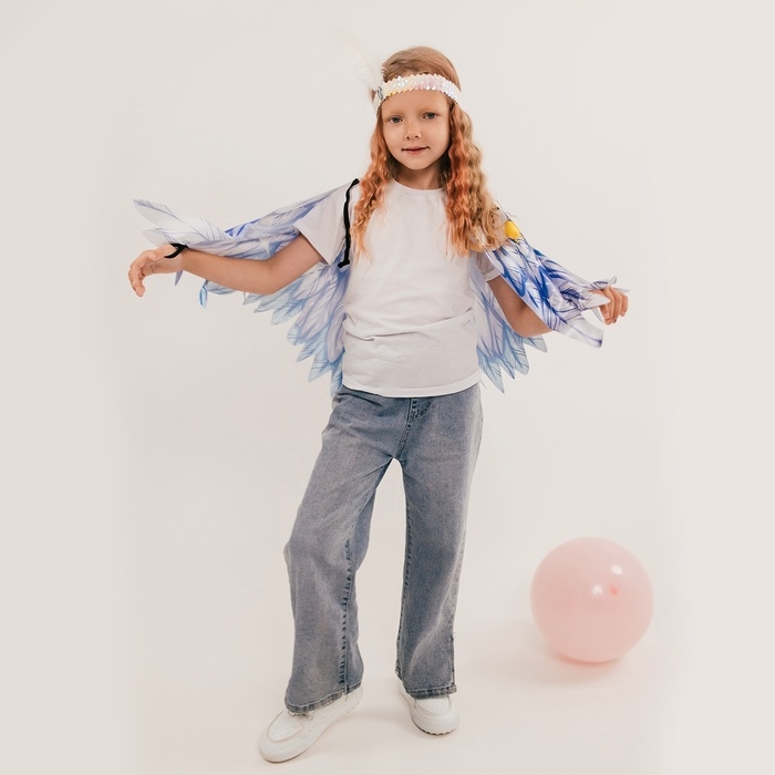 Карнавальный набор &laquo;Добрая Царевна-лебедь&raquo;: крылья, повязка