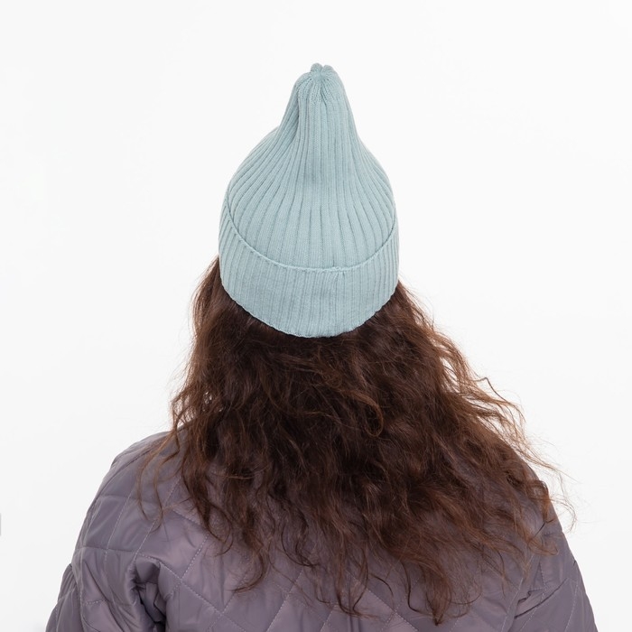 Шапка женская демисезонная, цвет оливковый, размер 52-56 Шапка женская демисезонная, цвет оливковый, размер 52-56