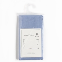 Наволочка Этель 70*70, цв.голубой, 100% хлопок, поплин 125г/м2