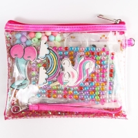 Набор для творчества &laquo;Набор красоты. Минни Маус&raquo;, с прядями, тату, стразами, в сумочке