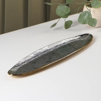 Блюдо, 41×11 см, цвет серебряный Блюдо, 41×11 см, цвет серебряный