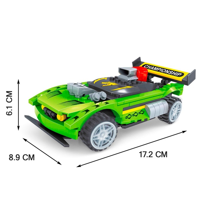 Конструктор на радиоуправлении «Гонка», 187 деталей Конструктор на радиоуправлении «Гонка», 187 деталей