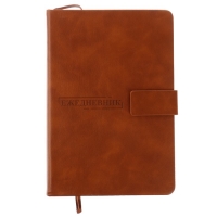 Ежедневник недатированный А5, 116 листов в клетку, с хлястиком, обложка кожзам, МИКС Ежедневник недатированный А5, 116 листов в клетку, с хлястиком, обложка кожзам, МИКС