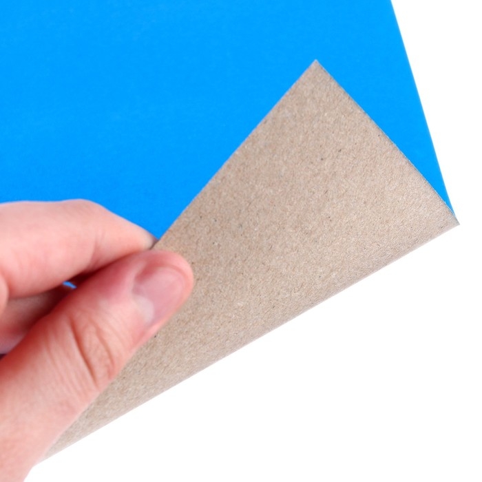 Картон цветной, А4, 8 листов, 8 цветов, немелованный, односторонний, в папке, 220 г/м&sup2;, Смешарики