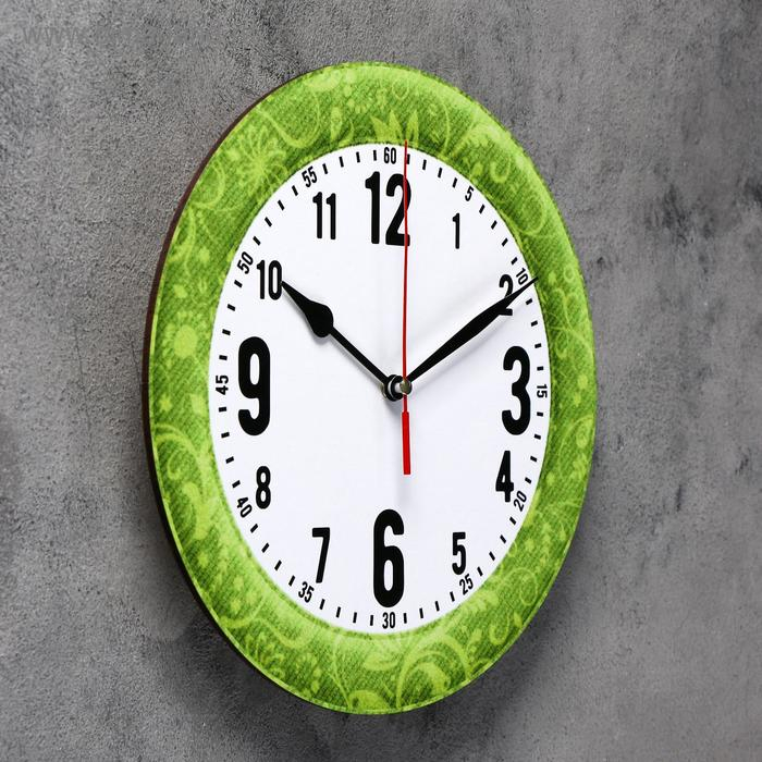 Часы настенные "Классика", плавный ход, d=24 см