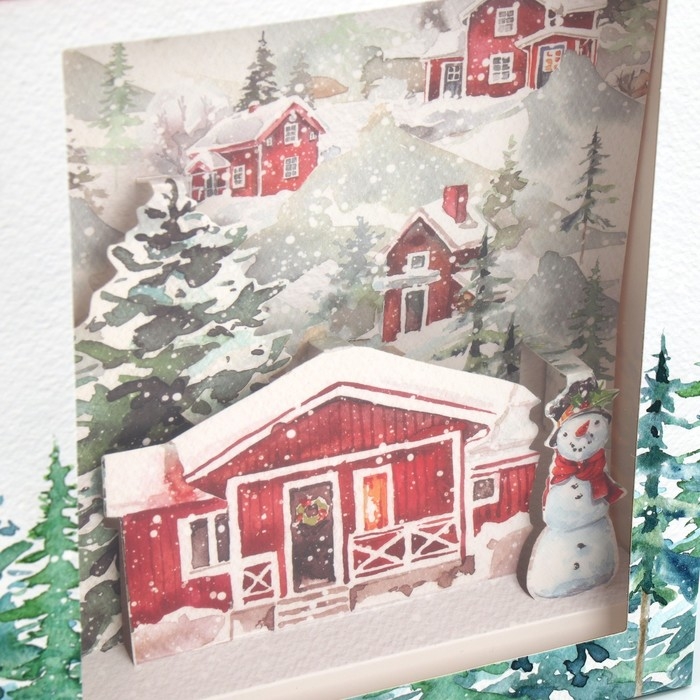 Новый год. Коробка подарочная новогодняя складная с 3D эффектом &laquo;Сказочных моментов&raquo;, 18 х 14 х 23 см, Новый год