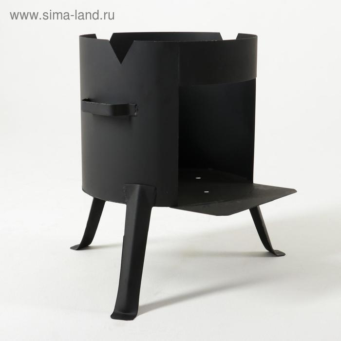 Набор для плова: казан 12л, печь под казан, шумовка 47см, поварешка 47см, ляган 33см