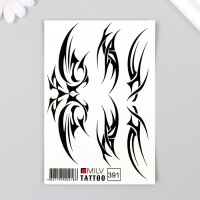 Татуировка на тело "Трайбл" 10х15 см Татуировка на тело "Трайбл" 10х15 см