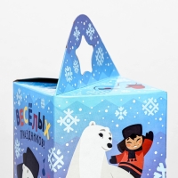 Новый год. Коробка подарочная складная "Умка" 11 х 11 х 17,2 см. Новый год. Коробка подарочная складная "Умка" 11 х 11 х 17,2 см.