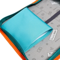 Пенал 1 секция 140 х 210 х 40 мм, откидной карман и косметичка, тканевый, Calligrata TOP Content "Песик" Пенал 1 секция 140 х 210 х 40 мм, откидной карман и косметичка, тканевый, Calligrata TOP Content "Песик"