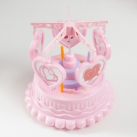 Сувенир музыкальный механический + фоторамка "Карусель сердец" розовый 17,5х17,5х20 см Сувенир музыкальный механический + фоторамка "Карусель сердец" розовый 17,5х17,5х20 см