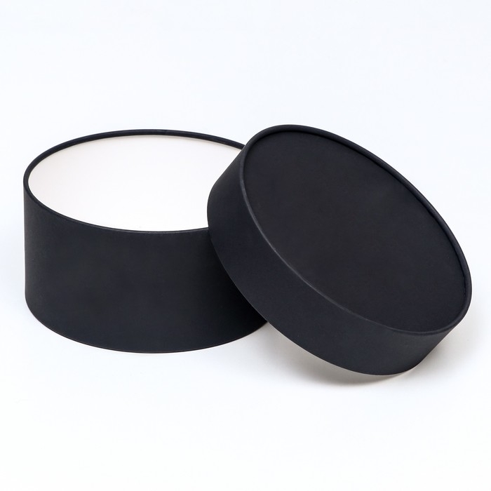 Подарочная коробка Подарочная коробка "Бездна" черная, завальцованная без окна, 21х11 см