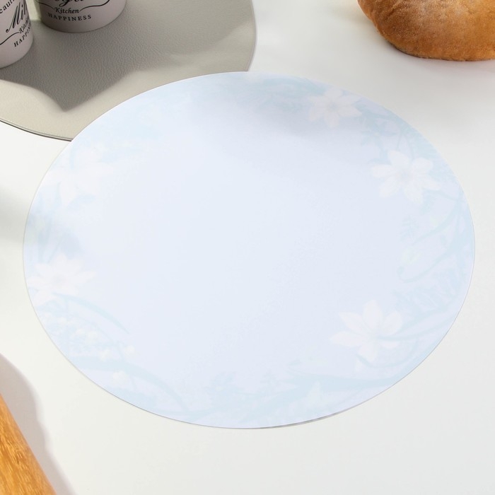 Салфетка сервировочная, плейсмат &laquo;Цветы&raquo;, 30 см