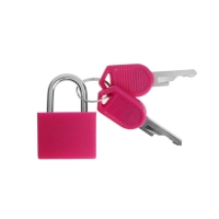 Замок навесной для чемодана, малый, розовый Замок навесной для чемодана, малый, розовый