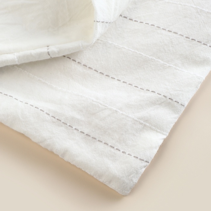 Постельное бельё SL Home Cotton line евро 200*220см, 240*225 см, 50*70-2шт, цв.молочный,100% хлопок Постельное бельё SL Home Cotton line евро 200*220см, 240*225 см, 50*70-2шт, цв.молочный,100% хлопок