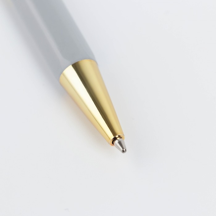 Ручка шариковая синяя паста 0.7 мм &laquo;С 23 февраля&raquo; пластик с тиснением на корпусе