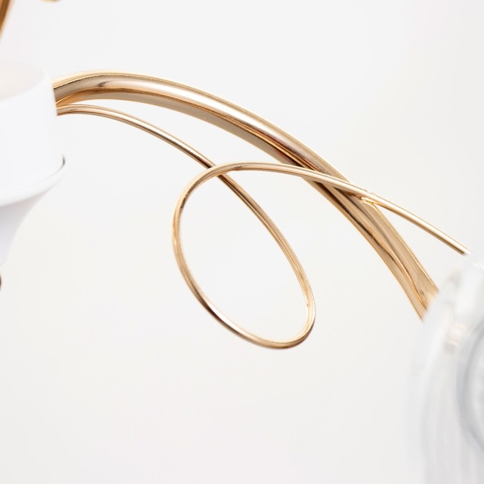 Люстра "Вива" 2хЕ27 40Вт бело-золотой 56х23х23 см BayerLux