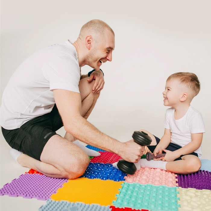 Модульный массажный коврик ОРТОДОН, набор &laquo;Богатырь&raquo;