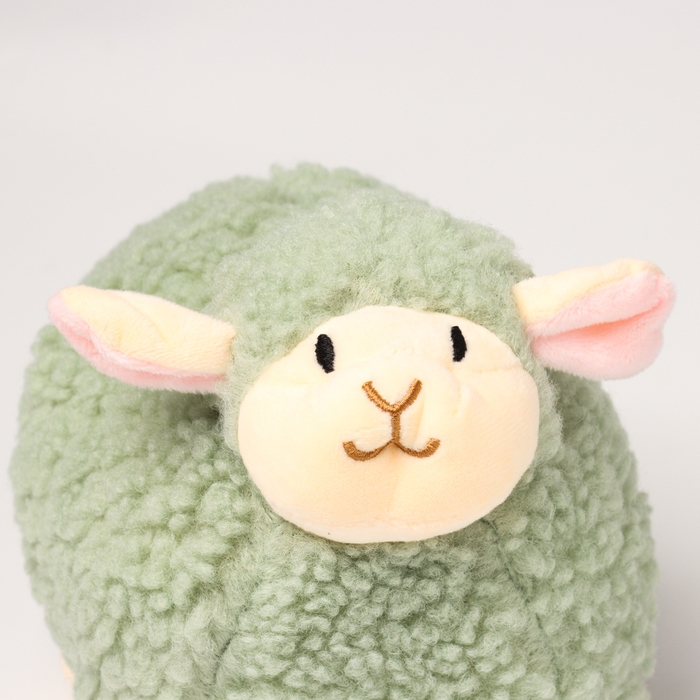 Мягкая игрушка «Овечка», 20 см, цвет зелёный Мягкая игрушка «Овечка», 20 см, цвет зелёный