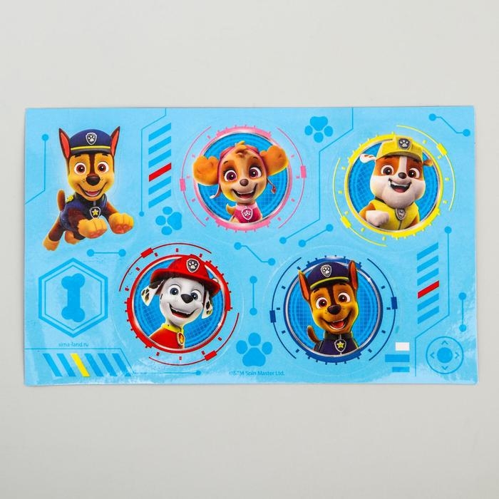 Набор для творчества, 24 предмета "Друзья", Щенячий патруль