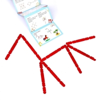 Конструктор &laquo;Повтори по образцу&raquo;, цветные палочки