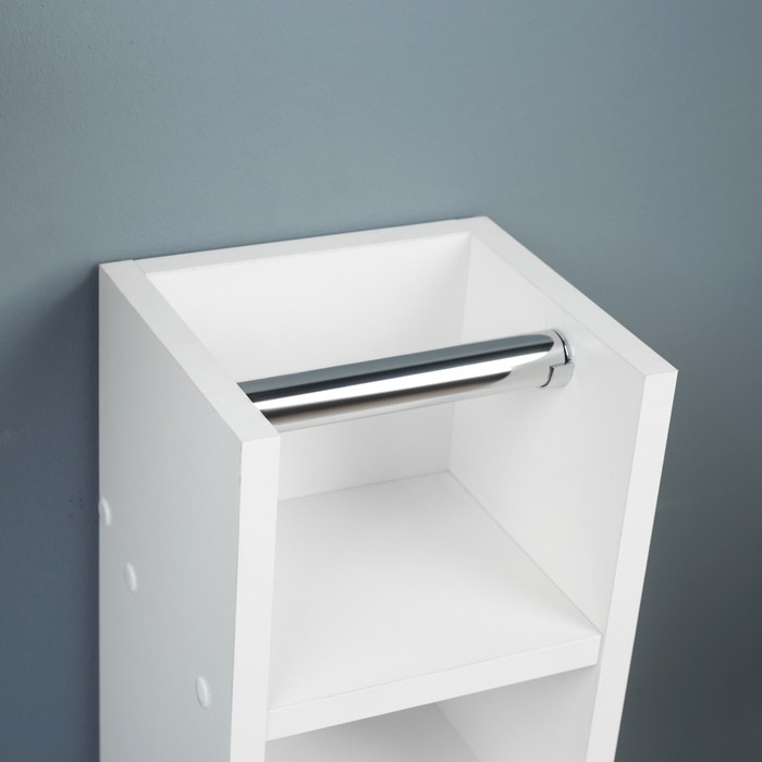 Тумба для ванной комнаты "Кварта 20" с держателем для бумаги, 20 х 19 х 95 см