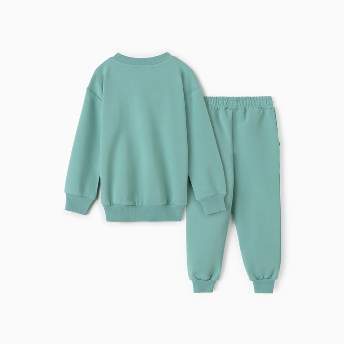Комплект для девочки (джемпер, брюки), цвет пыльная мята, рост 122 см