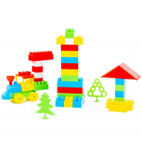 Конструктор «Строитель», 66 деталей, в мешке Конструктор «Строитель», 66 деталей, в мешке