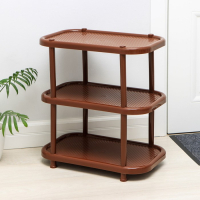 Полка для обуви, 3 яруса, 49,2×30,7×58,2 см, цвет коричневый Полка для обуви, 3 яруса, 49,2×30,7×58,2 см, цвет коричневый