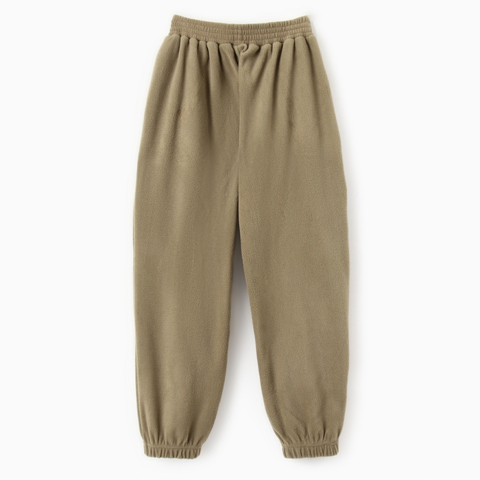 Брюки для девочки MINAKU: Fleece Soft, цвет светло-зелёный, рост 146 см
