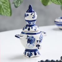 Сувенир &laquo;Самовар&raquo;, гжель