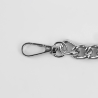 Цепочка для сумки, с карабинами, 14 × 18 мм, 60 см, цвет серебряный Цепочка для сумки, с карабинами, 14 × 18 мм, 60 см, цвет серебряный