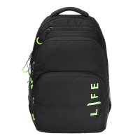 Рюкзак молодёжный 45 х 32 х 23 см, Grizzly, эргономичная спинка, отделение для ноутбука, чёрный Рюкзак молодёжный 45 х 32 х 23 см, Grizzly, эргономичная спинка, отделение для ноутбука, чёрный