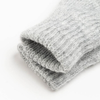 Варежки двойные детские, цвет серый, размер 12 (3-6 лет) Варежки двойные детские, цвет серый, размер 12 (3-6 лет)