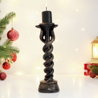 Подсвечник "Змея" 9см, антик Подсвечник "Змея" 9см, антик