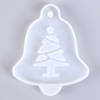 Форма силиконовая универсальная, подвеска «Колокольчик с ёлочкой» Форма силиконовая универсальная, подвеска «Колокольчик с ёлочкой»