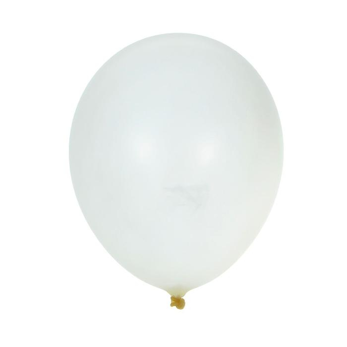 Шар латексный 12 Шар латексный 12", кристалл, набор 100 шт., прозрачный