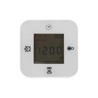 Часы - будильник LB-24, таймер, температура, дата, будильник, подсветка, белый